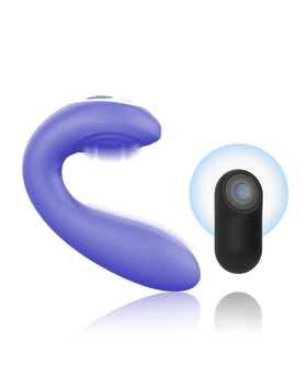 JOSEF PULSATION Vibrador duplo para casais com pulsações e vibrações