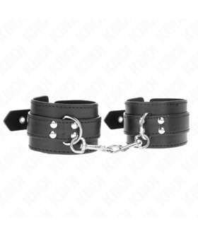 MUÑEQUERAS CON TACHUELAS NEGRO Muñequeras BDSM: elegancia, control, comodidad y seguridad