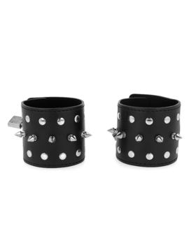 POLSIERE STILE PUNK CON BORCHIE Manette BDSM che uniscono stile, comodità e controllo