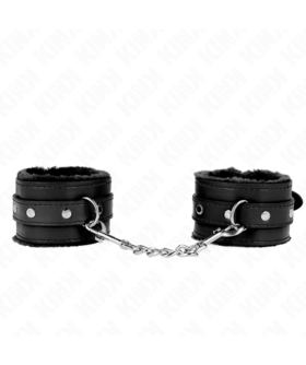 POLSIERE FODERATE PREMIUM NE Eleganti, funzionali e regolabili: polsini BDSM by KINK