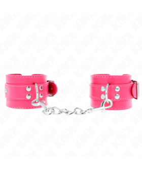 MUÑEQUERAS FUCSIA CON DETALLES Muñequeras BDSM: Estilo, comodidad, variedad y seguridad