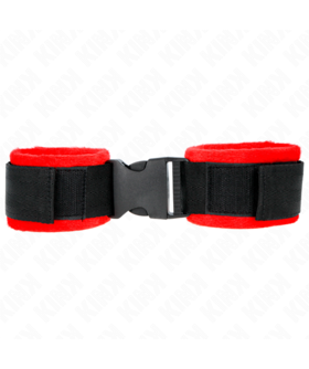 MUÑEQUERAS NYLON NEGRO MODELO  Muñequeras BDSM de KINK: estilo, comodidad y control