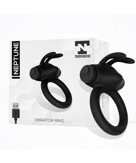 NEPTUNE VIBE Anillo vibrador elegante, 10 vibraciones, impermeable, usb recargable