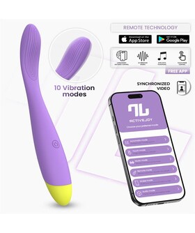 NEYA WAVE Découvrez le Neya, le vibromasseur pour point G avec app, en couleur pourpre.