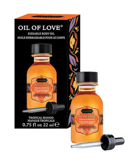 OIL OF LOVE RASPBERRY Óleo beijável de framboesa, aquece ao toque e é seguro para consumo