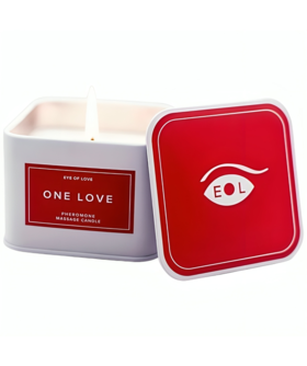 ONE LOVE ROMANCE Candela 3 in 1: massaggio, idratazione, feromoni e fragranza