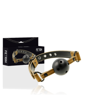 MORDAZA JAW CLAMP Bâillon en cuir végétalien pour jeux bdsm