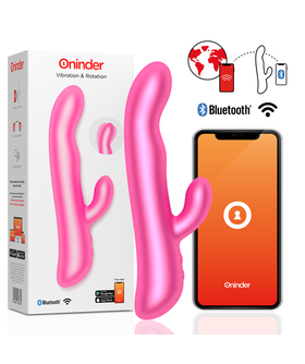 ONINDER RABBIT &AM Vibromasseur lapin oninder avec rotation, jouet sexuel.