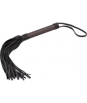 SOMBRA SILENCIOSA Chicote de várias tiras para BDSM, com cabo resistente
