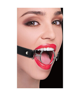 OUCH Ouch gag avec des bandes de cuir noir