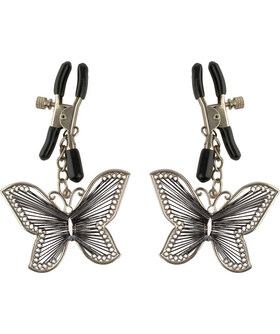 PINZAS MARIPOSA PARA PEZONES Pinças para os mamilos pinces à télépin papillon fetish fantasy series