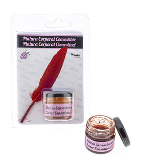 DOUCES SENSATIONS Peinture corporelle embrassable au goût de chocolat