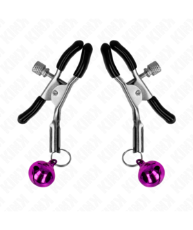 KINK SIMPLE BELL Pinces à tétons variées pour des expériences bdsm.