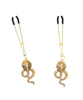 PINCES À MAMELONS AVEC SUSPENSION <p>Pinceaux BDSM pour des sensations intenses alliant style et sécurité</p>