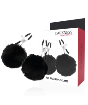 POMPONES Pinces pour seins ajustables avec des élégants pompons.