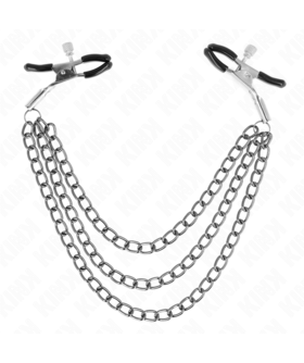PINCES À SEINS AVEC TRIPLE Pinces à tétons BDSM : sensualité, sécurité et style