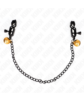 KINK BLACK Pinças versáteis para BDSM, com design ajustável e seguro