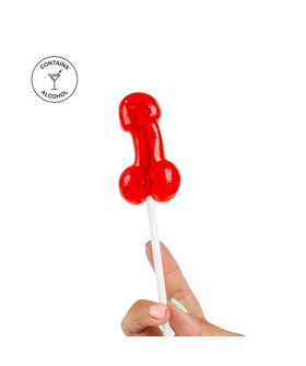 PENIS LOLLIPOP PINEAPPLE FLAVORED Pina Colada Flavored Erotic Lollipop with Alcohol