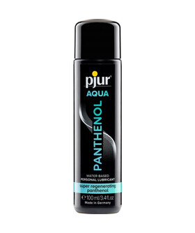 PJUR AQUA PANTHENOL Water-based lubricant enriched with panthenol — cares for and rejuvenates your skin