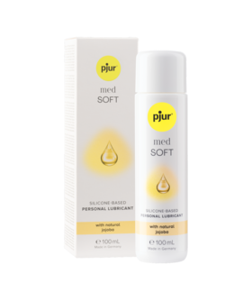 PJUR MED SOFT GLIDE Lubrificante de silicone para pele sensível, com jojoba, suave