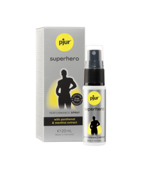 PJUR SUPERHERO Delay Spray for Prolonging Pleasure, Free from Lidocaine