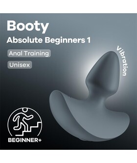 PLUG ANAL BOOTY ABSOLUTE Initiation anale avec 12 modes de vibration et étanche