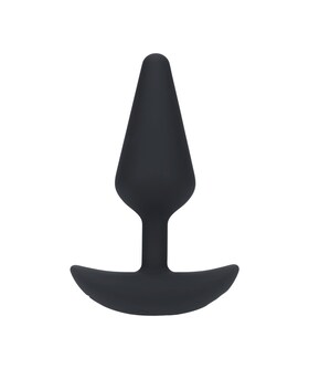 COTAR PLUG ANAL CLASSIQUE EN SILICONE AVEC VIBRATION M NOIR LEVELZ