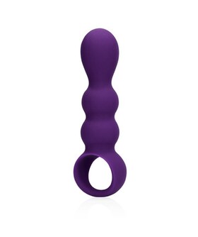 CLEAR PURPLE Plug anal vibratório em forma de lágrimas roxo translúcido da Loveline

Explora novas sens
