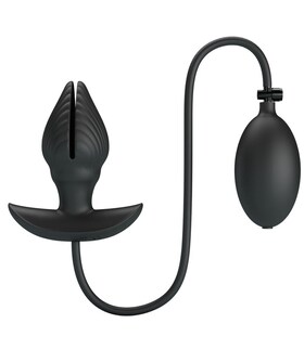 INFLATE AND RECHARGE Plug anal insuflável com 10 funções de vibração