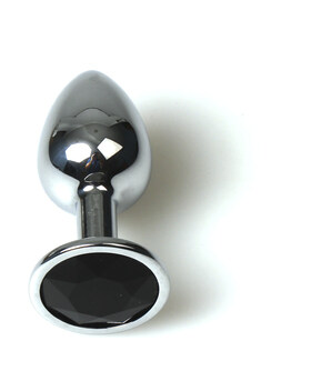 ANAL METAL SMALL PLUG Smooth Metal Anal Plug - Explore Temperature Play
