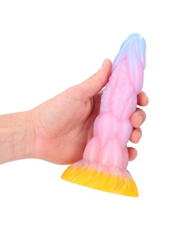 RAINBOW CANINE OUCH! Plug anal multicolore en silicone pour de nouvelles sensations