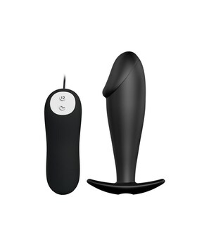 DISTANCIA PARA ANAL Brinquedo erótico à prova de água, 12 modos de vibração, silicone seguro