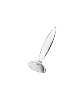 SATISFYER SPARKLING CRYSTAL Plug anal de vidro duradouro, adequado para variações de temperatura, unissexo