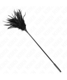 WHISPER TOUCH PLUMAS MÚLTIPLAS PARA CÓCEGAS PRETO 45 CM