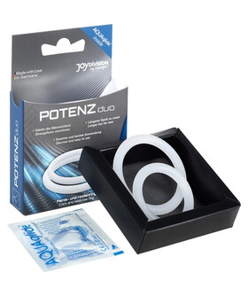 POTENZ PLUS POWER Conjunto de 2 anéis penianos transparentes de silicone

Eleva os teus momentos a dois com 
