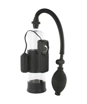 POWER THE ULTIMATE Bomba manual vibrante per peni fino a 19 cm