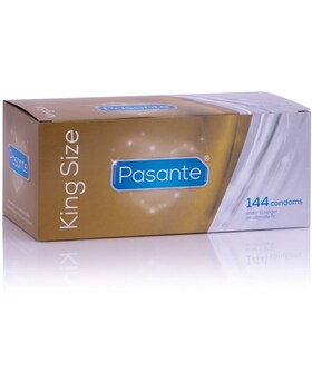 KINGSIZE PASANTE Preservativos grandes sin espermicida, aptos para veganos