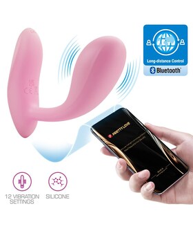 G-SPOT APP Vibrador inteligente, controlo por app, 12 modos, recarregável por USB