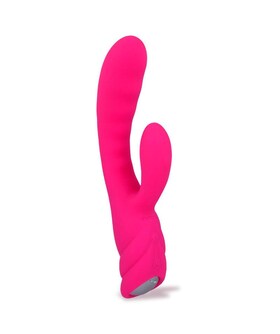 PURE VIBRATORE RABBIT Vibratore doppio, funzione riscaldante, impermeabile, ricaricabile e ultra silenzioso.