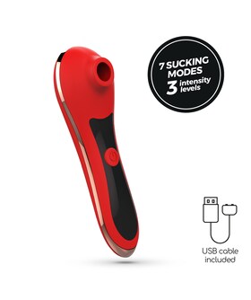 RED VELVET Suctionatore elegante, 7 modalità e 3 intensità
