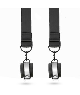 RESTRICCIONES DE PUERTA Restrizioni per porta con manette regolabili in neoprene