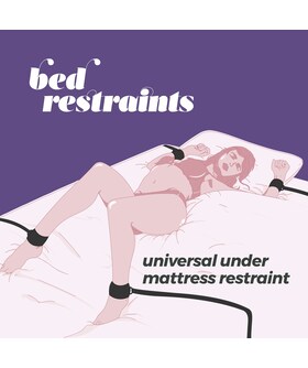BED RESTRAINTS CRUSH Kit de contrainte pour lit, idéal pour explorer le bondage en toute sécurité