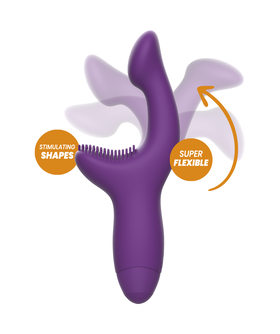 REWOKISS Vibrador de doble acción para estimulación profunda