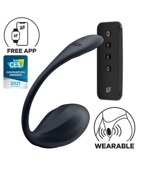 RIBBED PETAL Ergonomic, flexible vibrator with app and 12 vibration modes