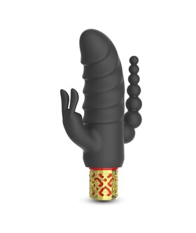 ROMANOV Vibromasseur 2 en 1 puissant avec 10 modes et gaine stimulante