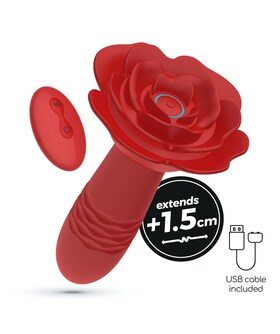 ROMEO Plug anal vibrant et à pulsations, avec télécommande et rechargeable