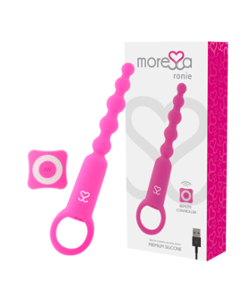 RONIE Vibrador com controlo remoto para estimulação anal e vaginal