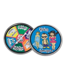 FRIENDS ROULETTE Spice up your night with this playful roulette game, complete with instructions in Spanish