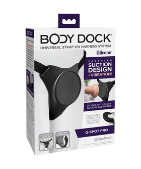 BODY DOCK DELIGHT Intense Vibration and Suction Strap-On Harness