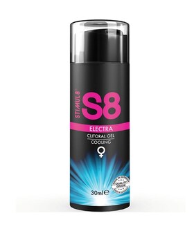 S8 ELECTRA Gel intime effet froid, booste le plaisir et respecte la peau.